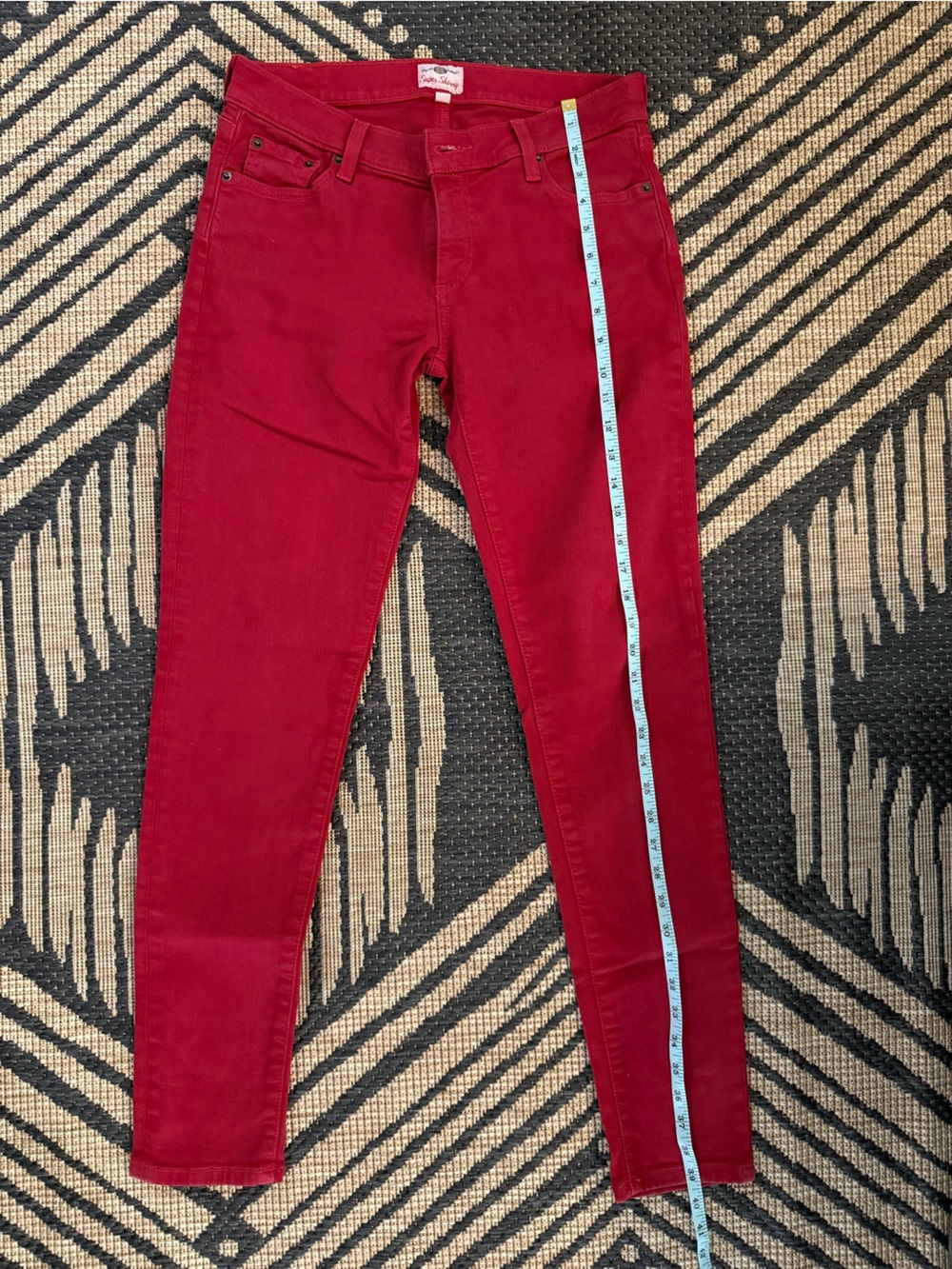Fossil Deep Burgundy Skinny Jeans - Picture 5 of 5